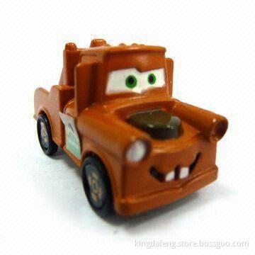 Plastic Cartoon Car, Suitable for Promotional Gift, and Sized 3.7 x 1.8cm